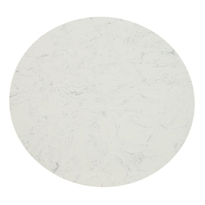 ACME Furniture - Jaramillo Counter Height Table - Natural Marble Top & Black Finish - DN02655 veiw 2