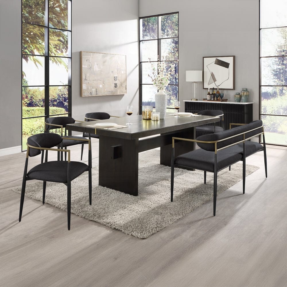 ACME Furniture - Jaramillo Dining Table - Black Finish - DN02695 view 8