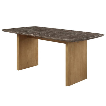 ACME Furniture - Jaramillo - Dining Table - Natural Marble Top & Natural  - DN03465 view 1