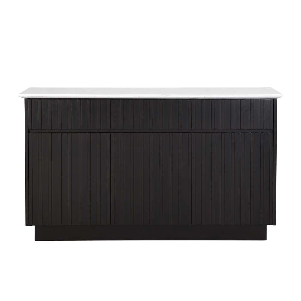ACME Furniture - Jaramillo Server - Engineering Marble & Black - DN02475 veiw 3