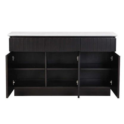 ACME Furniture - Jaramillo Server - Engineering Marble & Black - DN02475 veiw 4