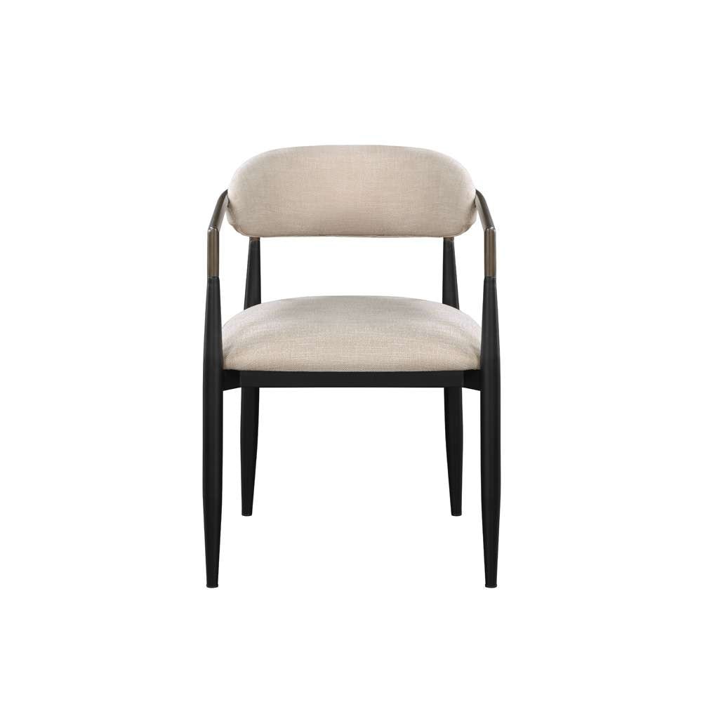 ACME Furniture - Jaramillo Side Chair (Set of 2) - Beige & Black - DN02142 view 2