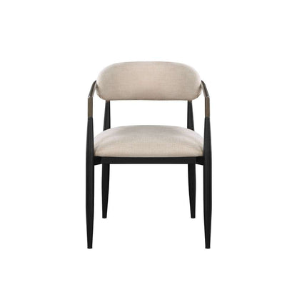 ACME Furniture - Jaramillo Side Chair (Set of 2) - Beige & Black - DN02142 view 2