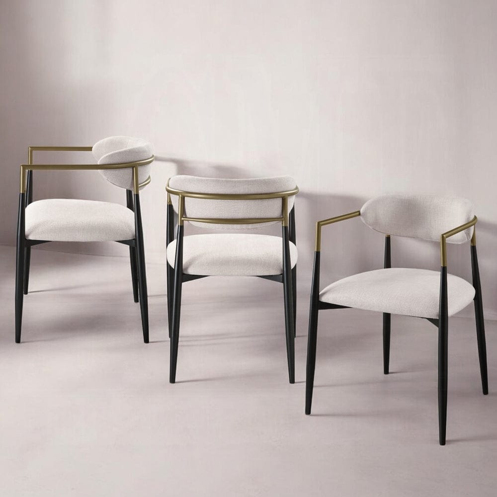 ACME Furniture - Jaramillo Side Chair (Set of 2) - Beige & Black - DN02142 view 7