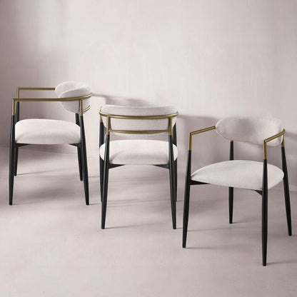 ACME Furniture - Jaramillo Side Chair (Set of 2) - Beige & Black - DN02142 view 7