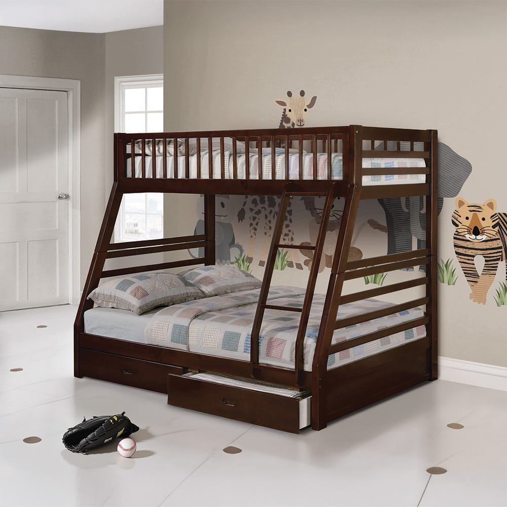 ACME Furniture - Jason - Bunk Bed (T/F) - Espresso - 02020W view 2
