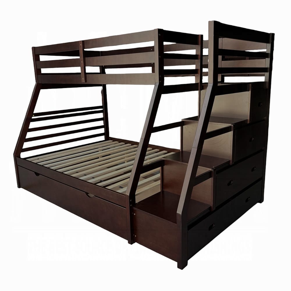 ACME Furniture - Jason Twin/Full Bunk Bed w/Storage Ladder & Trundle - 37015 view 2