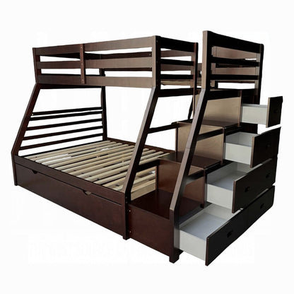 ACME Furniture - Jason Twin/Full Bunk Bed w/Storage Ladder & Trundle - 37015 view 3