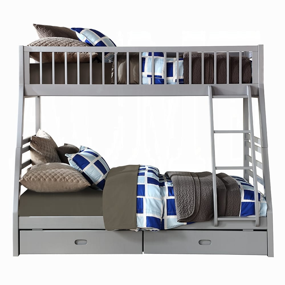 ACME Furniture - Jason Twin/Full Bunk Bed w/2 Drw - 37840 view 2