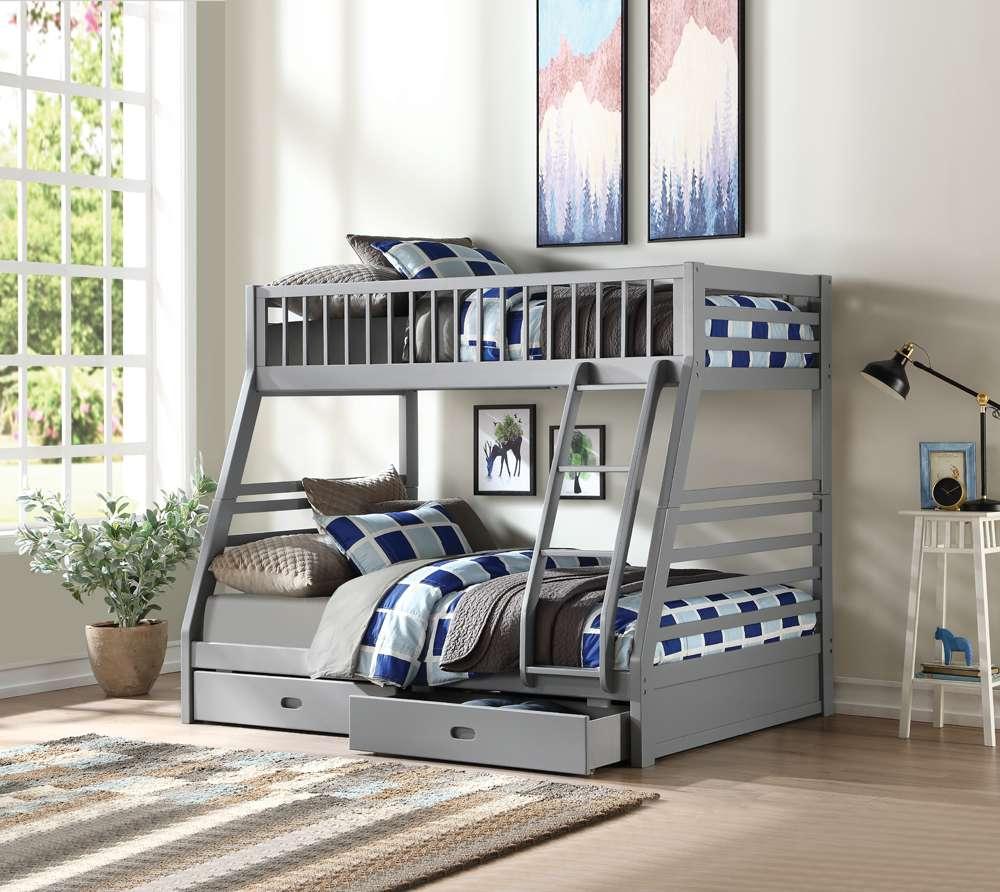 ACME Furniture - Jason Twin/Full Bunk Bed w/2 Drw - 37840 view 3