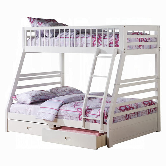 ACME Furniture - Jason Twin/Full Bunk Bed w/2 Drw - 37040 view 1