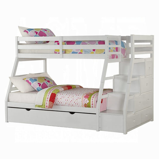 ACME Furniture - Jason Twin/Full Bunk Bed  w/Storage Ladder & Trundle - 37105 view 1