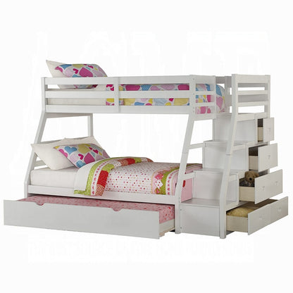 ACME Furniture - Jason Twin/Full Bunk Bed  w/Storage Ladder & Trundle - 37105 view 3