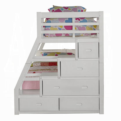 ACME Furniture - Jason Twin/Full Bunk Bed  w/Storage Ladder & Trundle - 37105 view 5