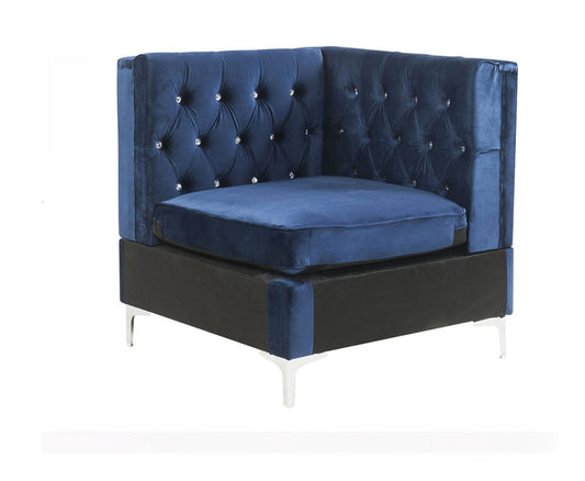 ACME Furniture - Jaszira - Modular - Wedge - Blue Velvet - 57344 view 1