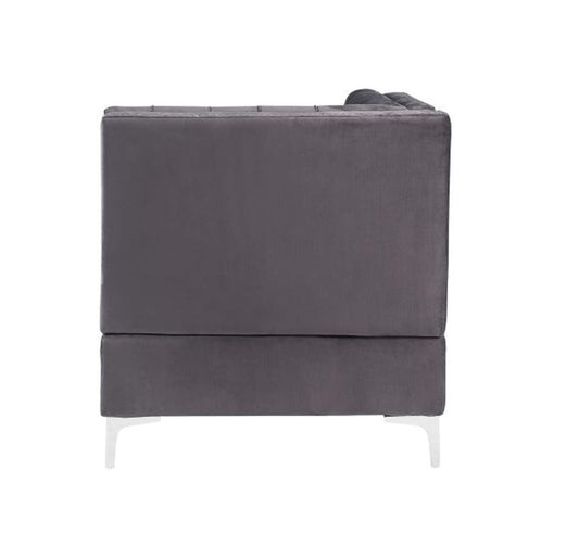ACME Furniture - Jaszira - Modular - Wedge - Gray Velvet - 57374 view 2