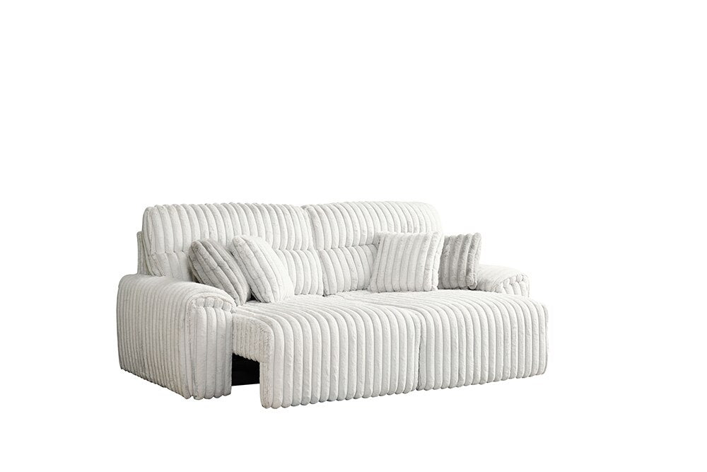 ACME Furniture - Jaya Power Motion Sofa w/Sleeper & USB Port - Mondo Grey Corduroy - LV04660 veiw 3