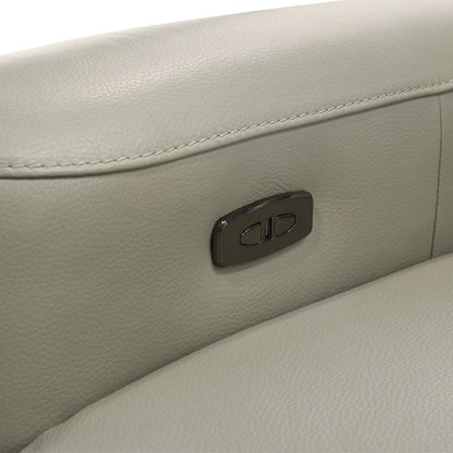 ACME Furniture - Jayke - Power Motion Sectional Sofa - Light Gray Top Grain Leather Match - LV04830 view 6