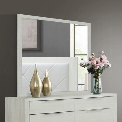 ACME Furniture - Jehoram - Mirror - Beige Linen & Beige  - BD04354 view 2