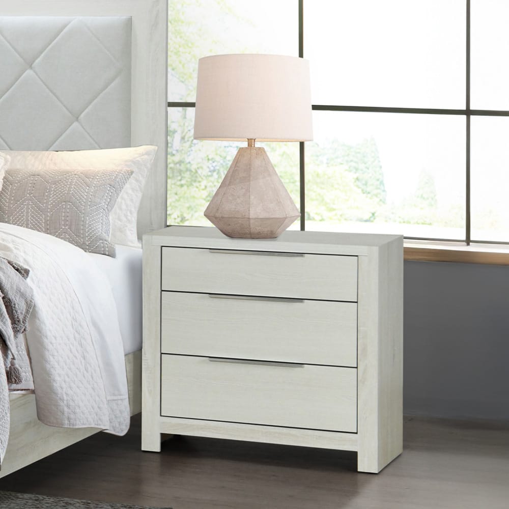 ACME Furniture - Jehoram - Nightstand - Beige Linen & Beige  - BD04353 view 7
