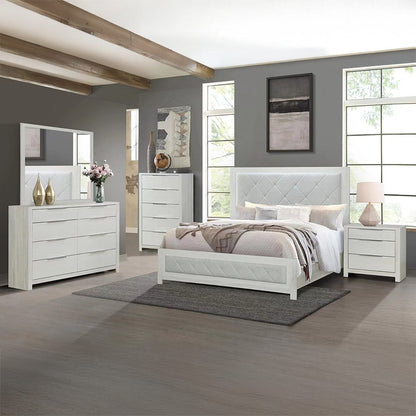 ACME Furniture - Jehoram - Nightstand - Beige Linen & Beige  - BD04353 view 8