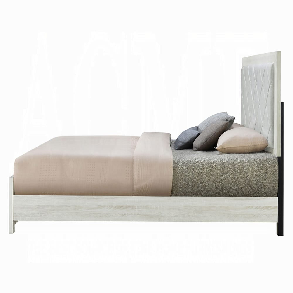 ACME Furniture - Jehoram - Queen Bed - Beige Linen & Beige  - BD04352Q view 3