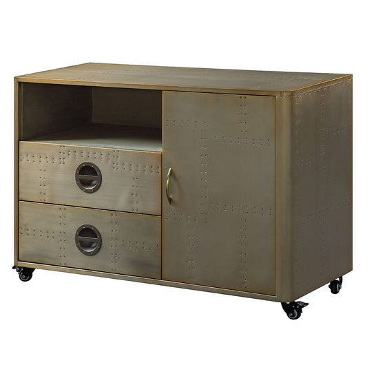 ACME Furniture - Jennavieve - Cabinet - Gold Aluminum - 92551 view 1
