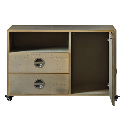 ACME Furniture - Jennavieve - Cabinet - Gold Aluminum - 92551 view 6