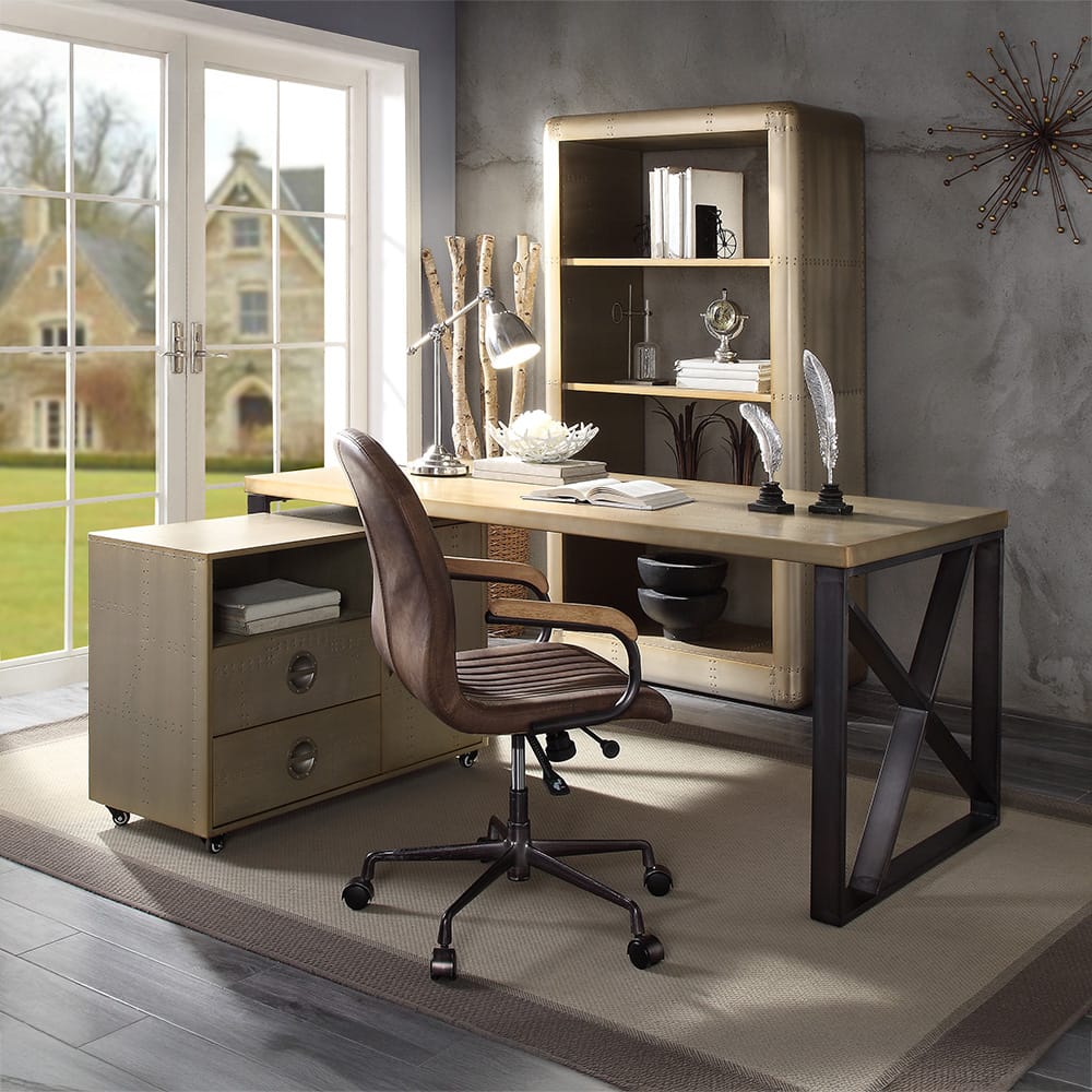 ACME Furniture - Jennavieve - Cabinet - Gold Aluminum - 92551 view 10