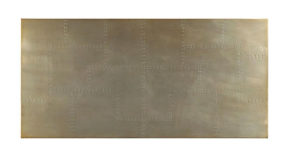 ACME Furniture - Jennavieve Executive Writing Desk - Gold Aluminum - 92550 veiw 4