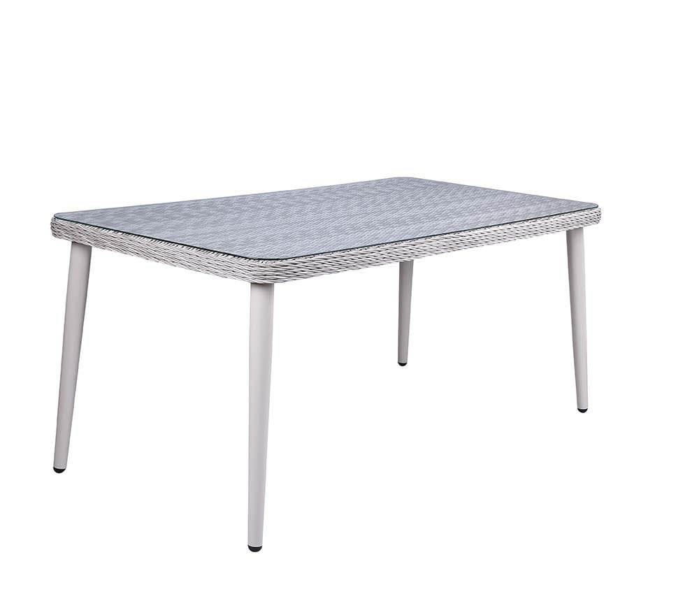 ACME Furniture - Jenneva - 7Pc Patio Dining Set - Night Green Fabric & Gray Finish - OT01095 view 2
