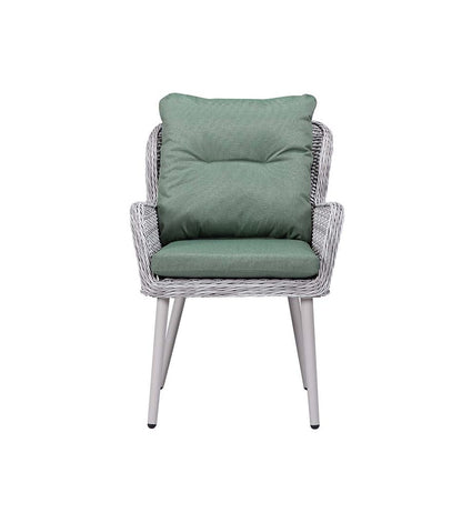 ACME Furniture - Jenneva - 7Pc Patio Dining Set - Night Green Fabric & Gray Finish - OT01095 view 7