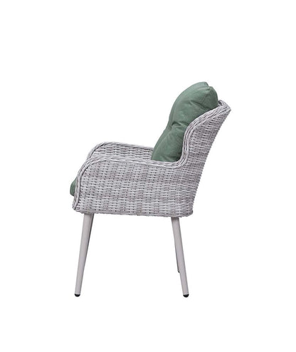 ACME Furniture - Jenneva - 7Pc Patio Dining Set - Night Green Fabric & Gray Finish - OT01095 view 8