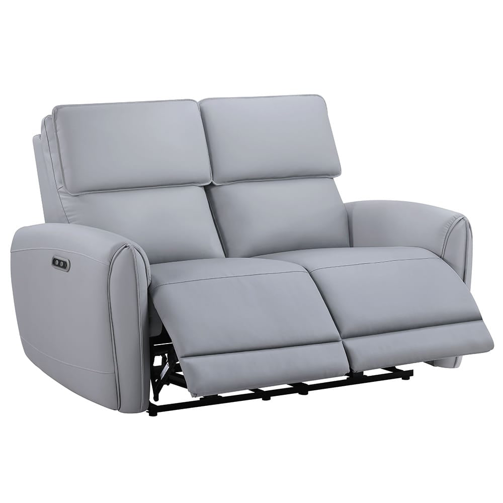 ACME Furniture - Jeromie - Power Motion Loveseat  w/USB Port  - Gray Synthetic Leather - LV03336 view 1