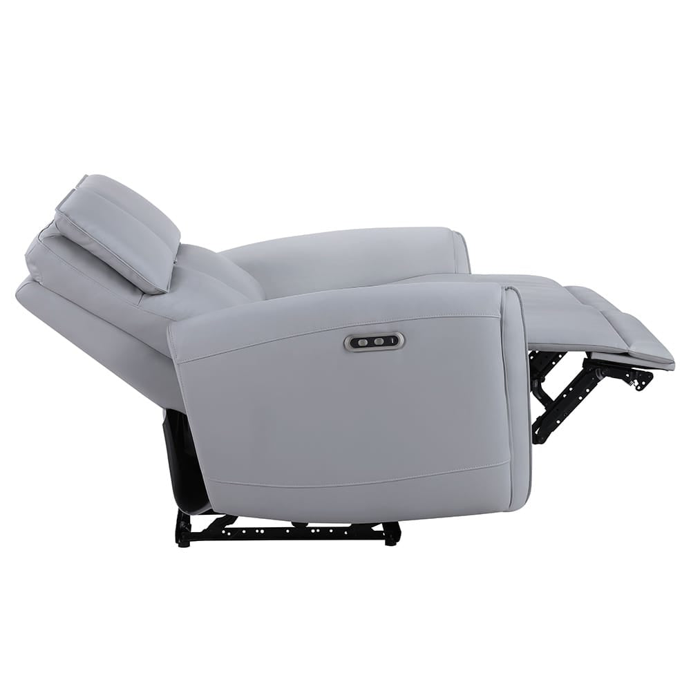 ACME Furniture - Jeromie - Power Motion Loveseat  w/USB Port  - Gray Synthetic Leather - LV03336 view 3