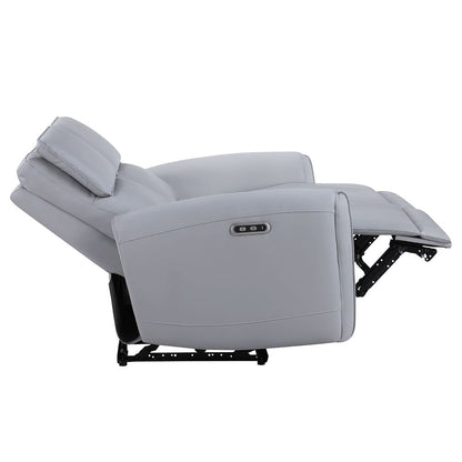 ACME Furniture - Jeromie - Power Motion Loveseat  w/USB Port  - Gray Synthetic Leather - LV03336 view 3