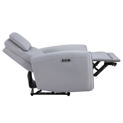 ACME Furniture - Jeromie - Power Motion Recliner  w/USB Port  - Gray Synthetic Leather - LV03337 view 3