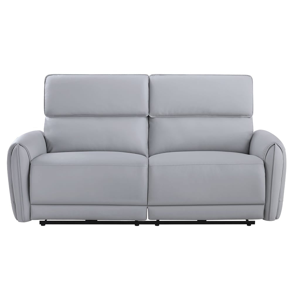 ACME Furniture - Jeromie - Power Motion Sofa  w/USB Port  - Gray Synthetic Leather - LV03335 view 2
