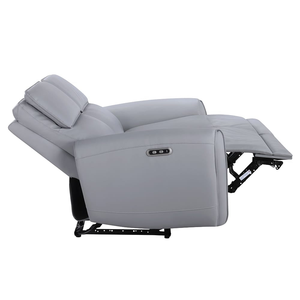 ACME Furniture - Jeromie - Power Motion Sofa  w/USB Port  - Gray Synthetic Leather - LV03335 view 3