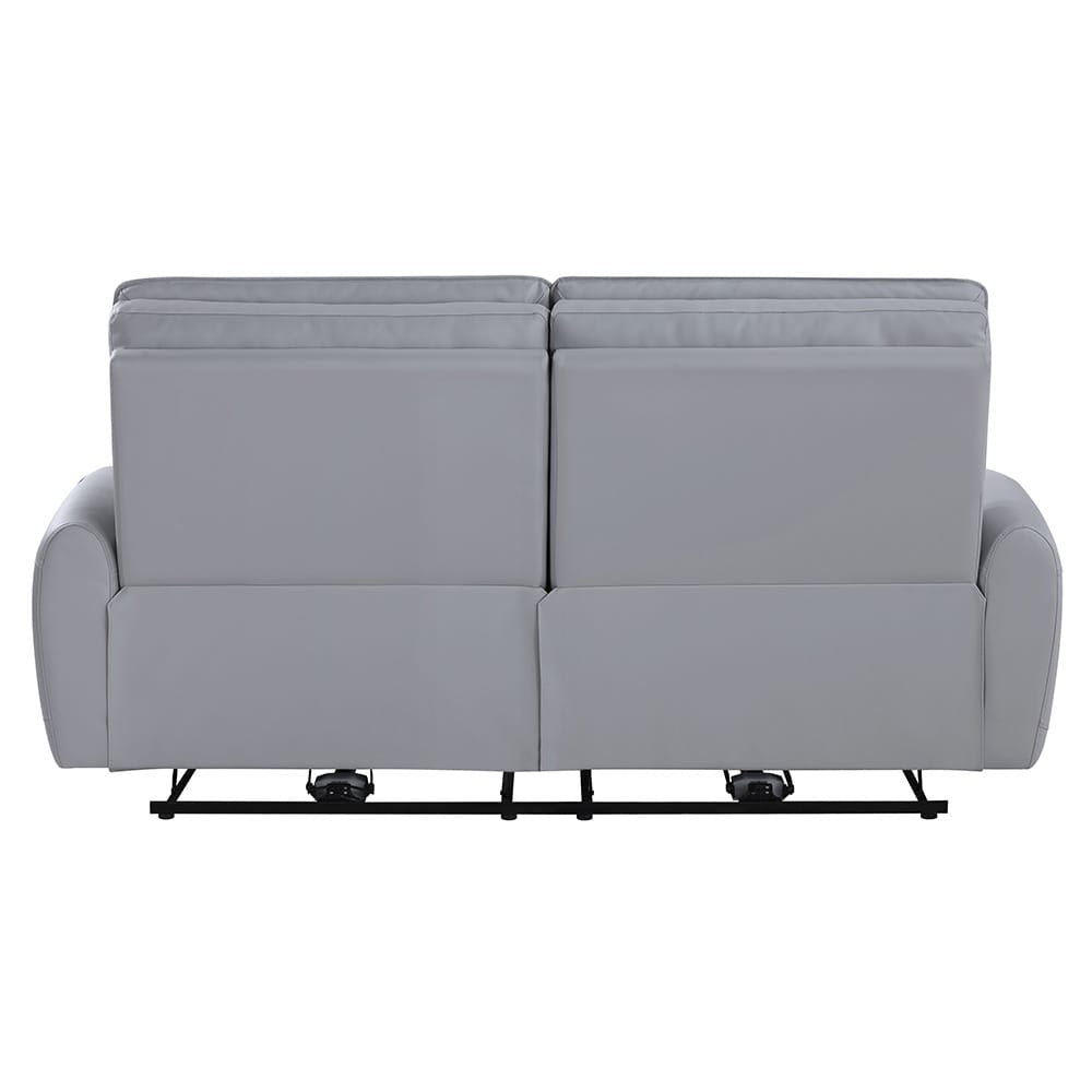 ACME Furniture - Jeromie - Power Motion Sofa  w/USB Port  - Gray Synthetic Leather - LV03335 view 4