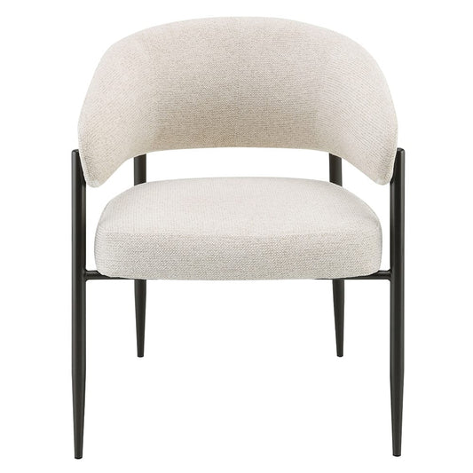 ACME Furniture - Jirina - Arm Chair (Set of 2) - Beige Chenille & Black  - DN03679 view 2