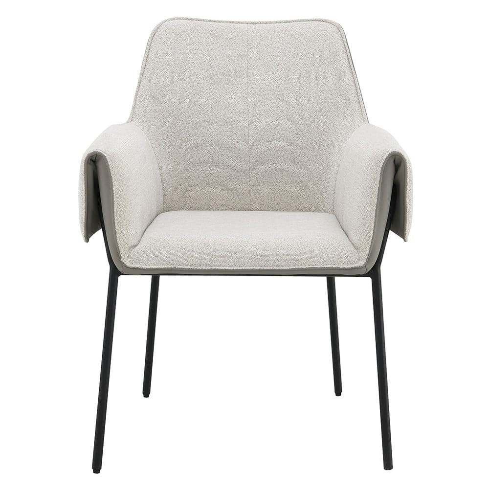 ACME Furniture - Jirina - Arm Chair (Set of 2) - Beige Chenille - DN03678 view 2
