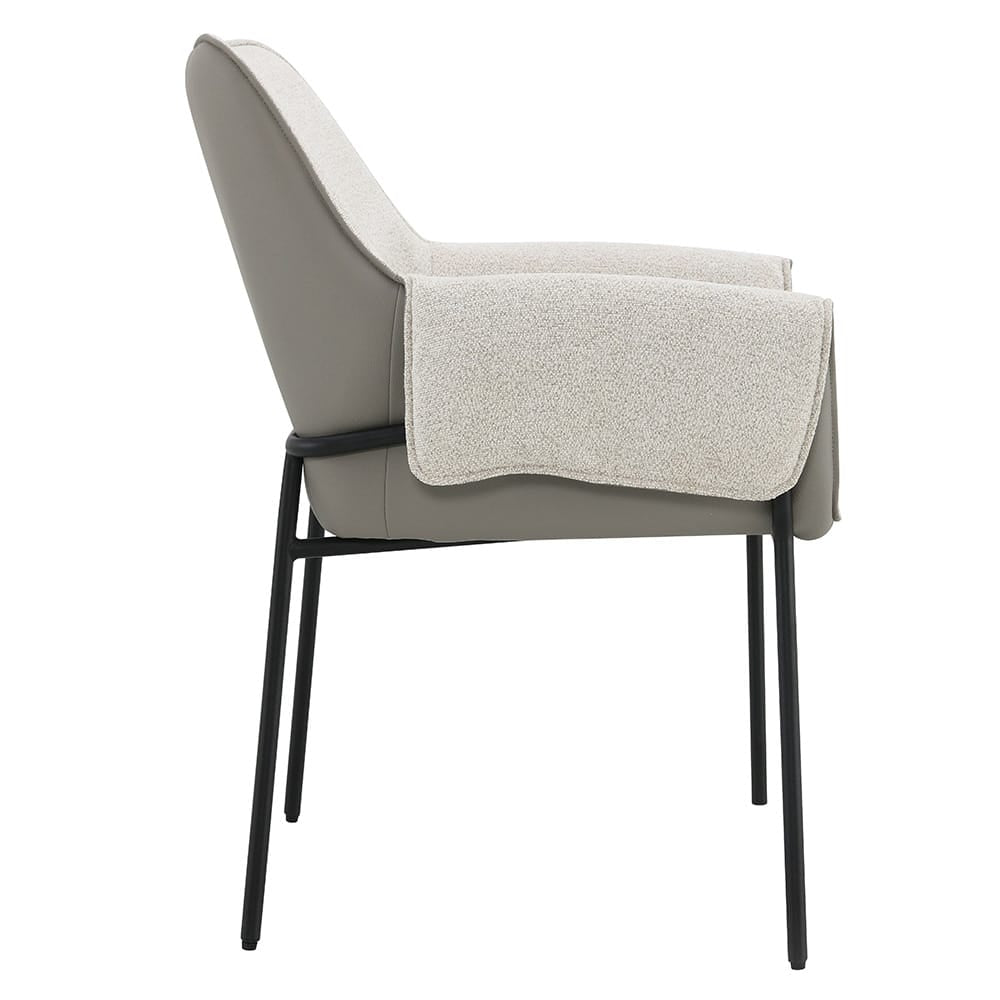 ACME Furniture - Jirina - Arm Chair (Set of 2) - Beige Chenille - DN03678 view 3