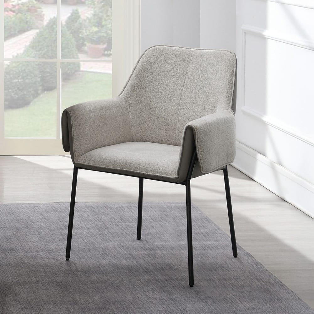 ACME Furniture - Jirina - Arm Chair (Set of 2) - Beige Chenille - DN03678 view 5
