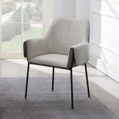 ACME Furniture - Jirina - Arm Chair (Set of 2) - Beige Chenille - DN03678 view 5
