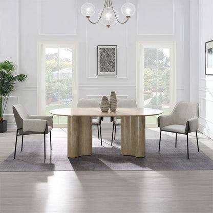 ACME Furniture - Jirina - Dining Table - Travertine Pattern  - DN03675 view 8