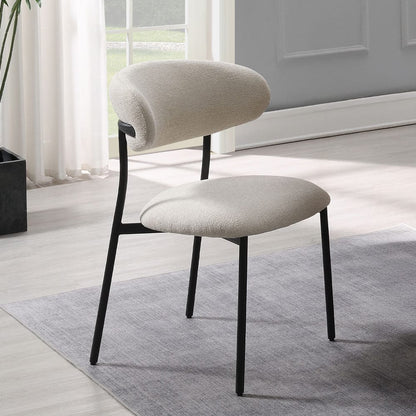 ACME Furniture - Jirina - Side Chair (Set of 2) - Beige Chenille - DN03677 view 5