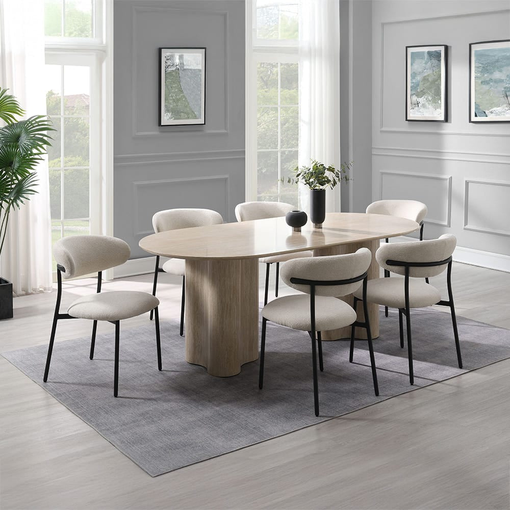 ACME Furniture - Jirina - Side Chair (Set of 2) - Beige Chenille - DN03677 view 7