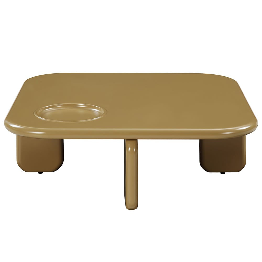 ACME Furniture - Joane - Coffee Table - Yellowish Brown & Light Gray High Gloss  - LV03745 view 2