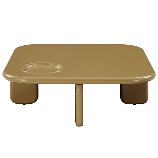 ACME Furniture - Joane - Coffee Table - Yellowish Brown & Light Gray High Gloss  - LV03745 view 2
